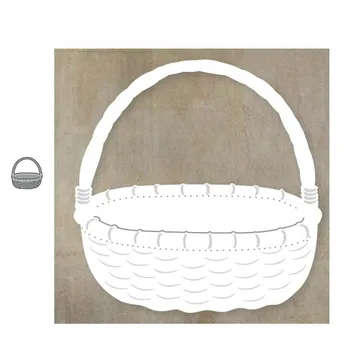 

JC Bamboo Basket Metal Cutting Dies for Scrapbooking Stencil Handmade Diy Card Making Mould Mold Model Craft Decoration Die Cut