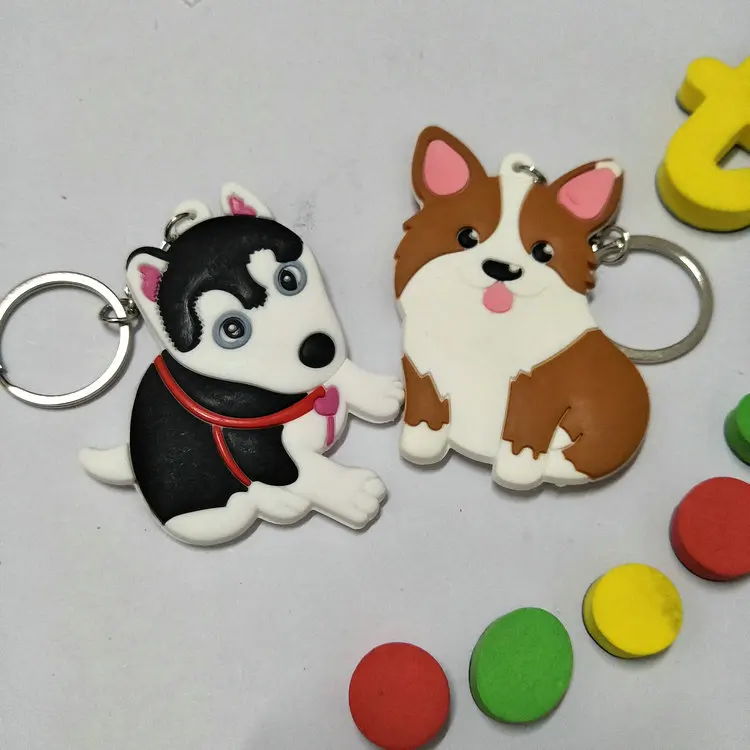 В настоящее время доступны Meng chong gou Dog брелок два Ha брелок собака Сиба-ину кулон год собаки брелок подвеска