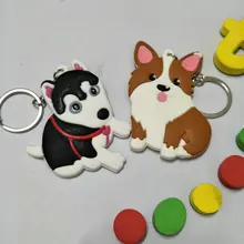 В настоящее время доступны Meng chong gou Dog брелок два Ha брелок собака Сиба-ину кулон год собаки брелок подвеска