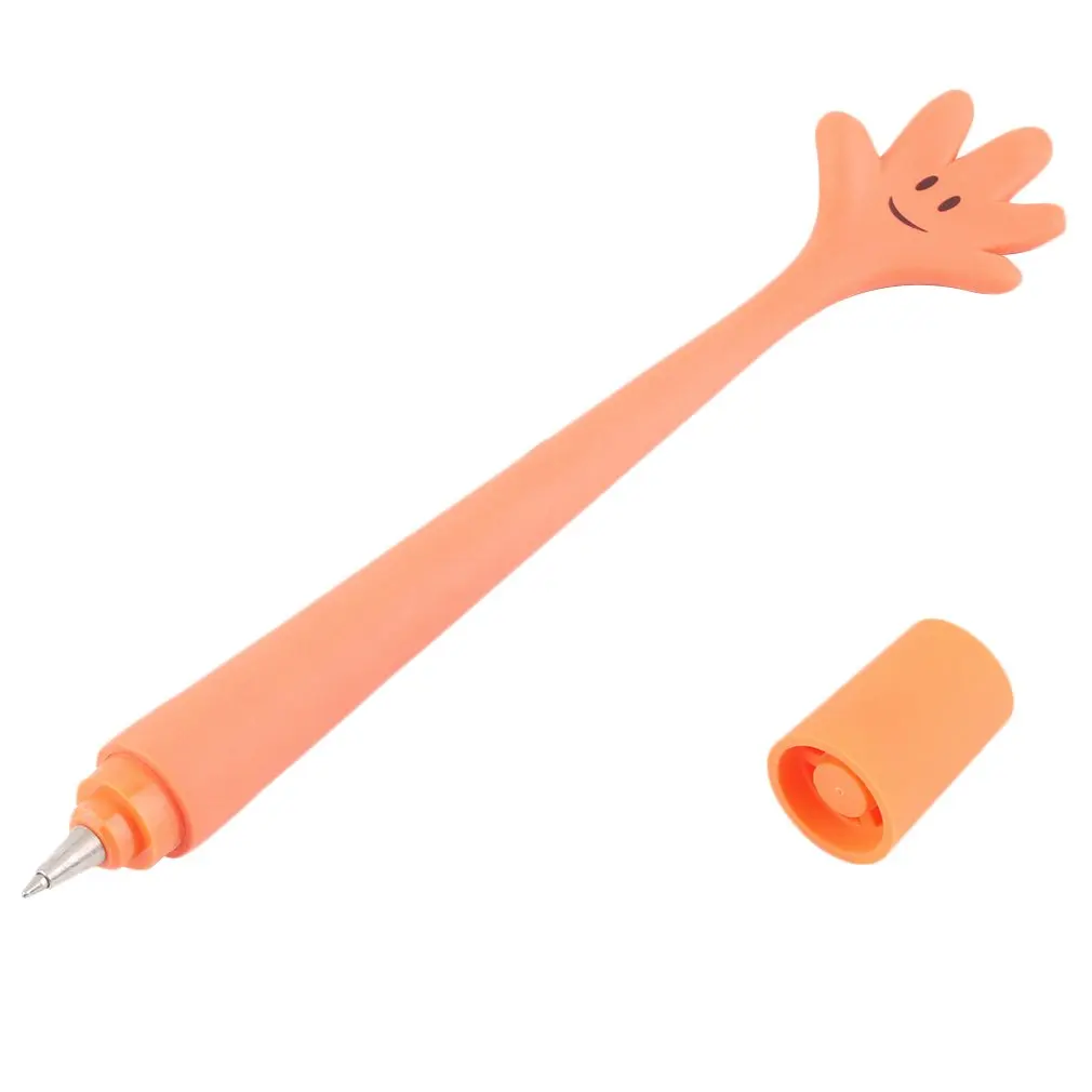 

1 pc Funny Finger Pen Creative Bendable Flexi Expressive Cartoon Ball Pen
