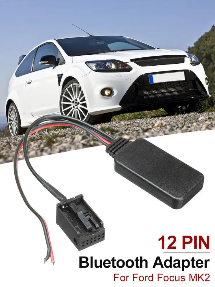 Bluetooth Audio Cable For Ford For Focus Mk2: 2005 Onwards For Ford For C-MAX Mk1: 2003 Onwards For Ford For Mondeo Mk3