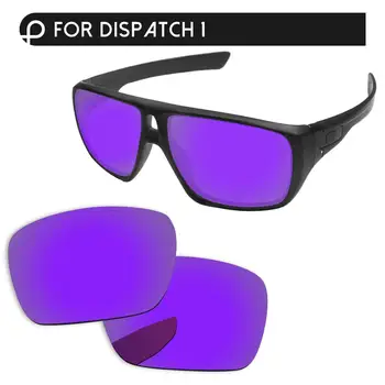 

Papaviva Plasma Purple Mirror Polarized Replacement Lenses For Dispatch 1 OO9090 Sunglasses Frame 100% UVA & UVB Protection