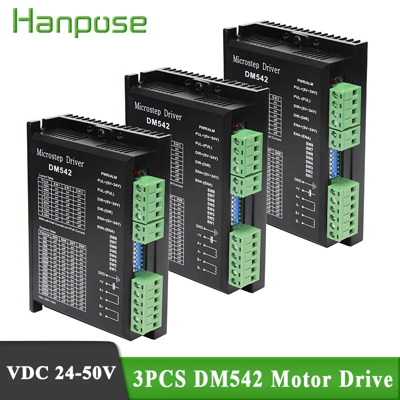 Free shipping  DM542  Motor Driver  Controller Lead shine 2-phase Digital Stepper Motor Driver 1.0-4.2A for 86 Series Motor
