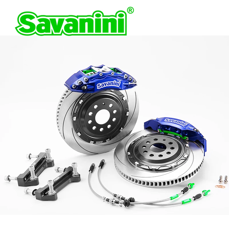 SAVANINI Фирменная Большой 4/6 горшок тормозной суппорт набор для VW Golf 6/7 GTI Sciocco Ocativa PQ35