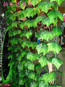 

Simulation artificial green vines of grape Winding vine flowers Home Decor 24pcs/lot