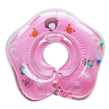 

Inflatable Baby Bath Swimming Neck Float Adjustable Safety Aids Circle Baby Swimming Neck Ring Baby Swimming Accessories