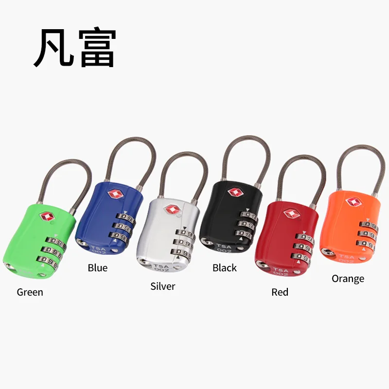 

Customs padlock Replacement luggage accessorie combination lock suitcase For shoulder bags, file boxes, cabinets suitcase lock