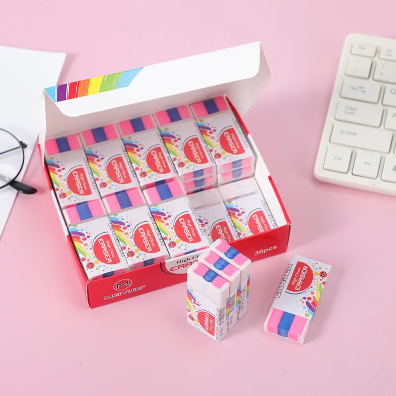 

Creative Cute Color Eraser Kawaii Pencil Eraser Student Art Test Correction Eraser Learning Office Stationery