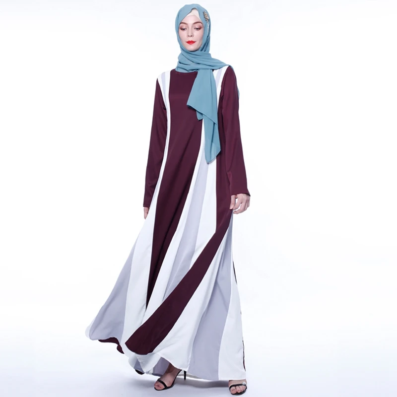 

Muslim Long Dress Abaya Large Size Muslim Ramadan Loose Dress Arabic Islamic Robe Musulmane Longue Femme Fashion Hijab Dress