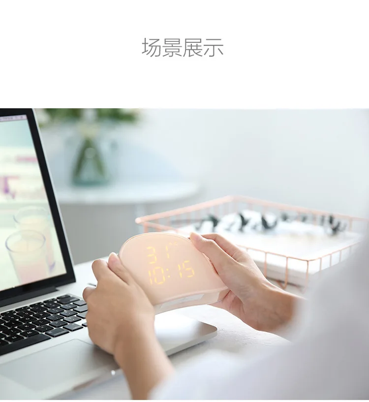 Кит дельфин Будильник мультфильм Led больше функции электроники Цифровой маленький будильник умный детский заряд часы