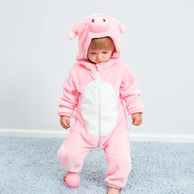 pig onesie baby