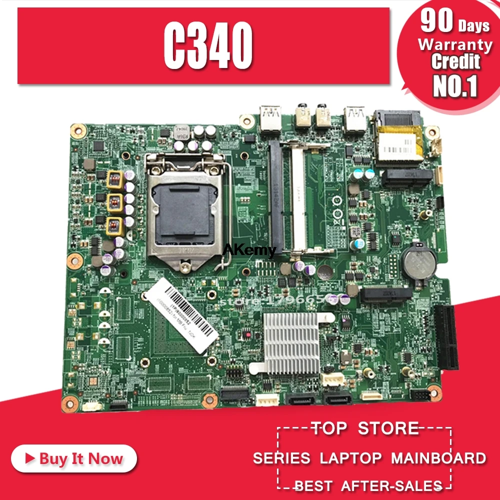 Рабочая настольная материнская плата для C340 C440 B320 C320 AIO CIH61S1 REV: 1,0 системная плата полностью протестирована