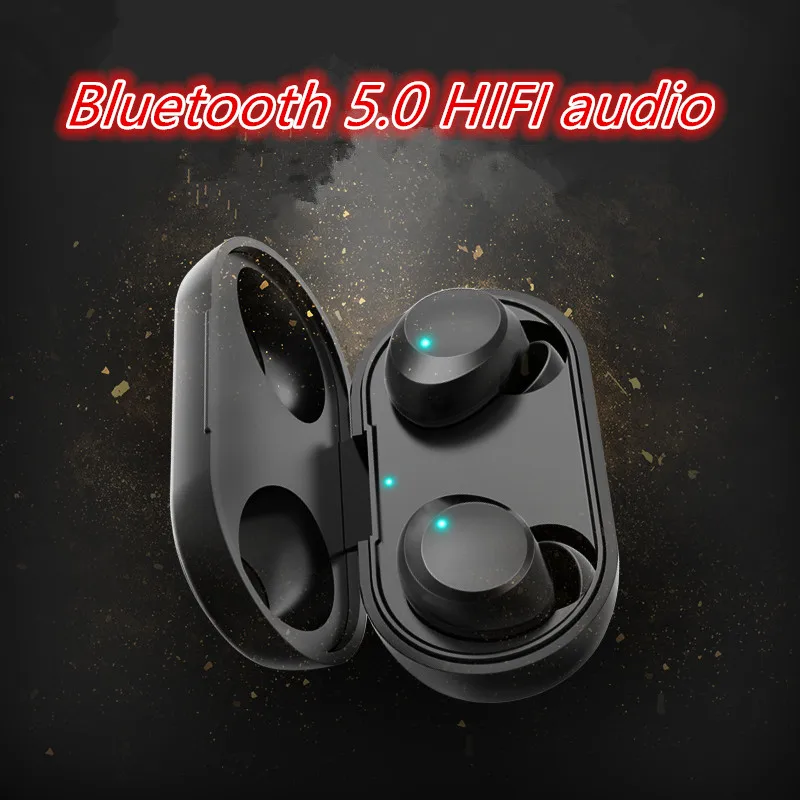 TWS M10 Bluetooth наушники 5,0 спортивные водонепроницаемые музыкальные наушники HIFI Стерео шумоподавление для huawei Xiaomi iPhone
