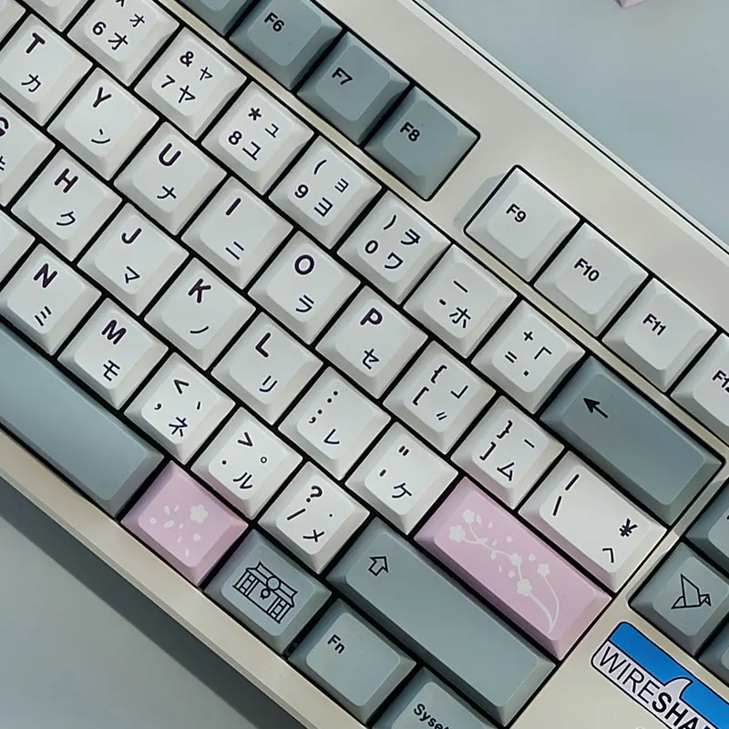 Gmk-fuji Keycap Pbt Teclado Mecânico Chave Boné 155 Corante Chave-sublimação Cherry Perfil - Imagem 4