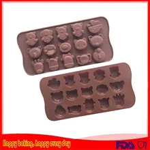 

Chocolate Mold Silicon Bear Cookie Type Desserts Confectionery Equipment Pastry Molds Reposteria Cake Kitchen Tools Accessories