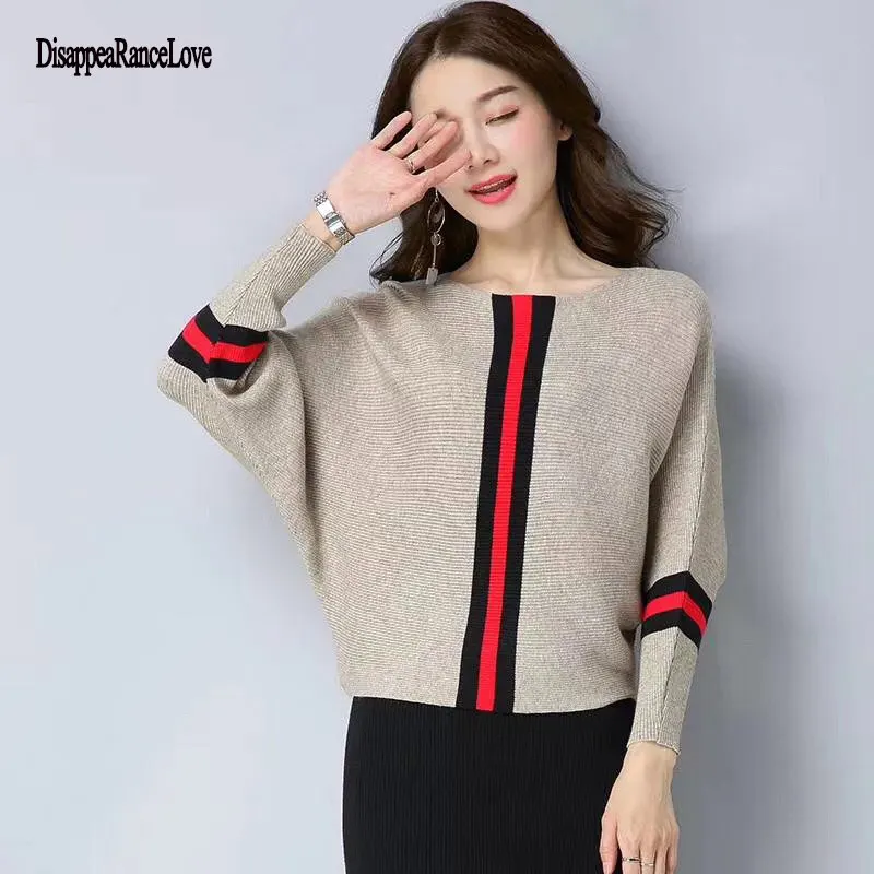 

2019 Fashion New Sweater Women Wave Hem Autumn/Winter Student Round Neck Sweater And Pullover Sweet Ruffled Knit Sweater