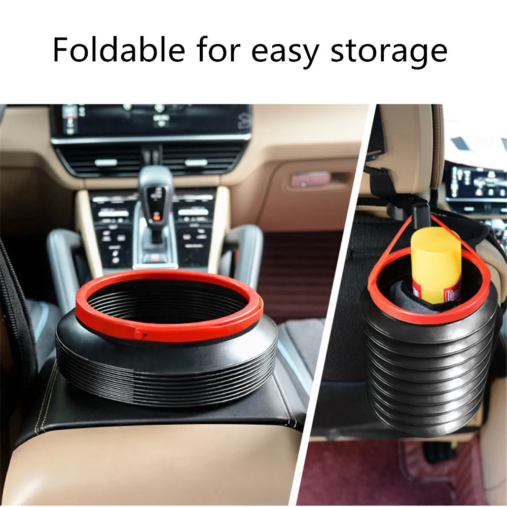 

4L Car wash bucket car folding collapsible Camping fishing bucket of high-quality container storage box Household trash can