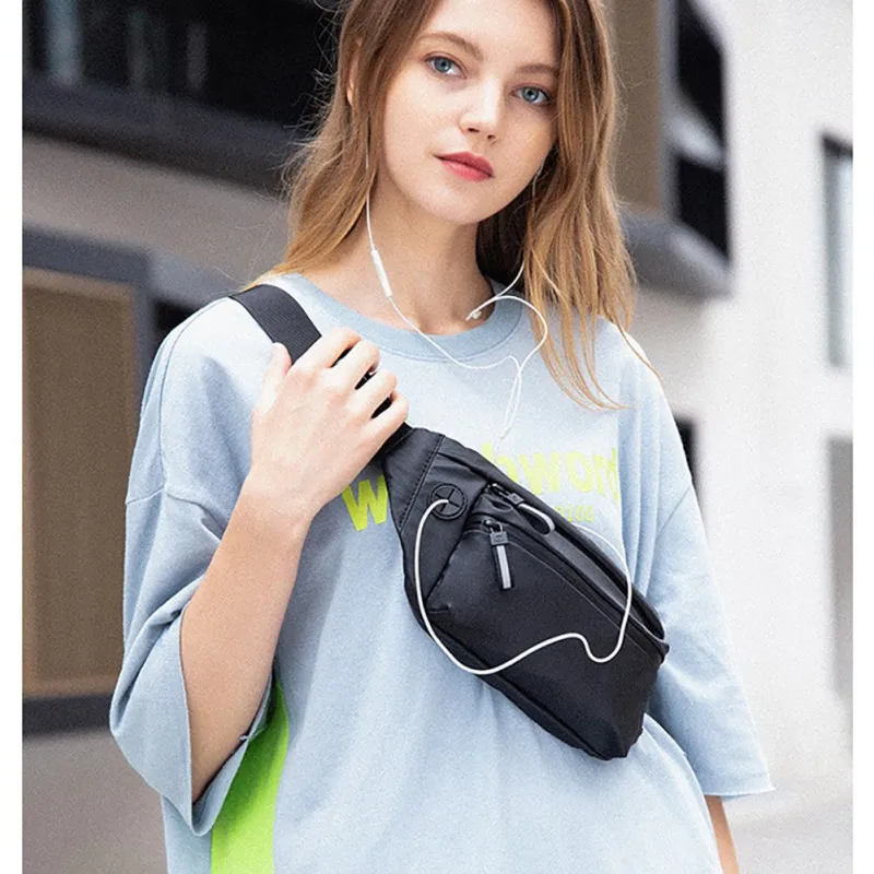 Уличный модный спортивный пакет, нейтральная Водонепроницаемая нагрудная сумка, многофункциональная сумка для мобильного телефона
