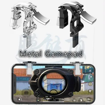 

Metal Mobile Phone Trigger Joystick For PUBG Mobile Gamepad Fire Button Aim Key L1R1 Shooter Controller Button For IOS Android