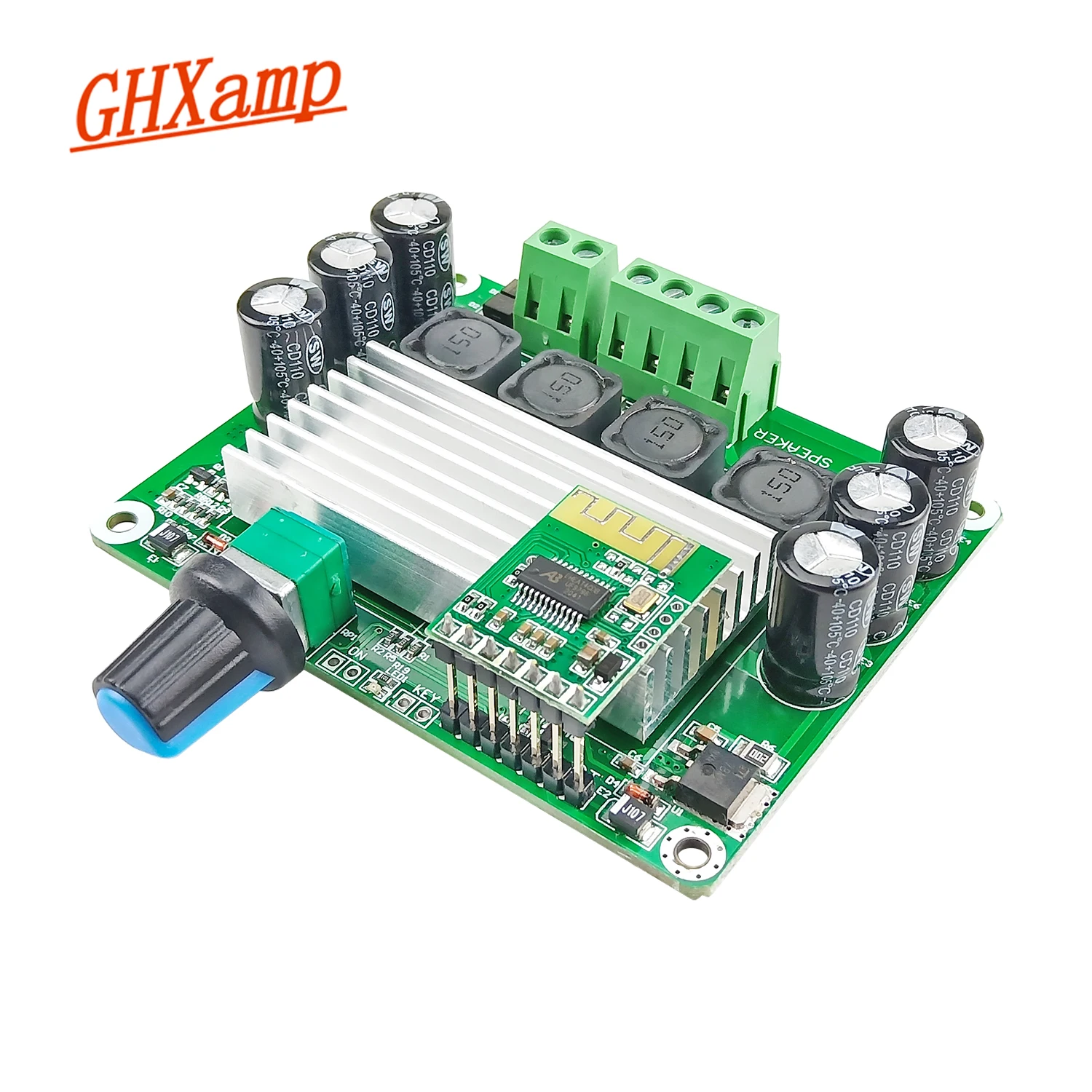 GHXAMP TPA3116 PBTL Stereo Power Amplifier Board 100W*2 Class D No Impact DC10-26V DIY Bluetooth-compatible 1PC | Электроника
