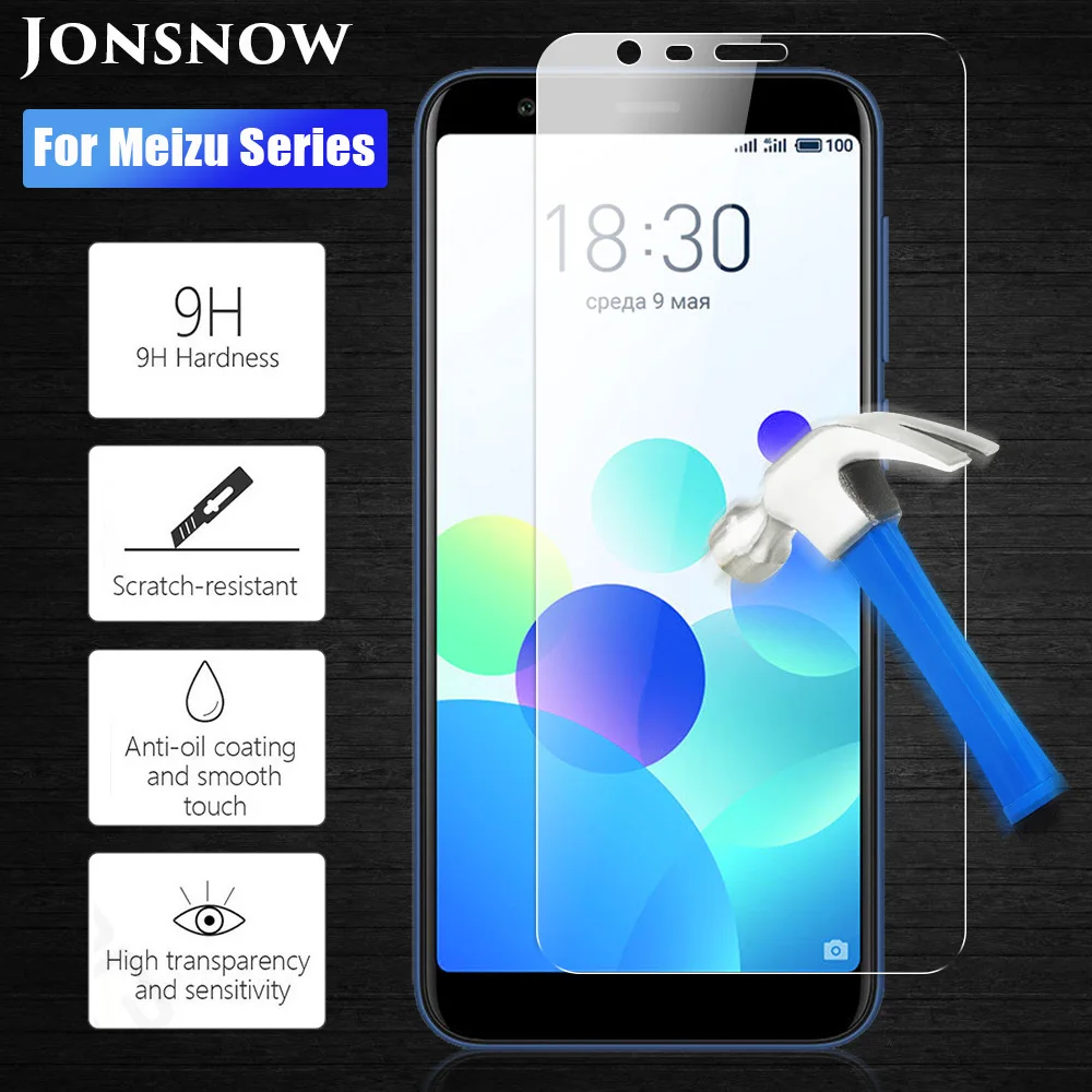 Закаленное стекло JONSNOW для Meizu M8C M8 Lite Защита экрана Note 8 9H Взрывозащищенная