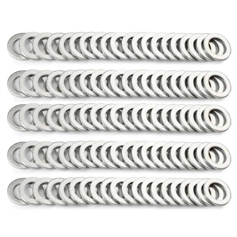 100PCS Oil Drain Plug Crush Washer Gaskets 14mm 9410914000 For Honda CR-V Accord For Acura RDX EL CL