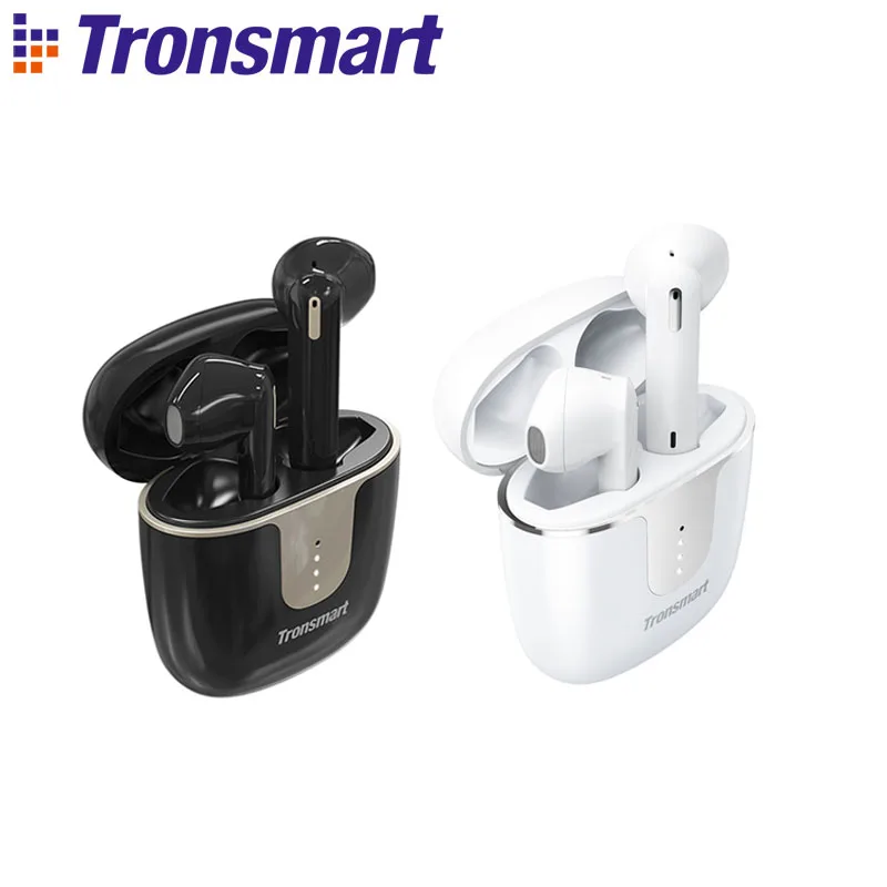 Tronsmart-auriculares inalámbricos Onyx Ace con Bluetooth, dispositivo de audio TWS, Qualcomm, con 4 micrófonos, cancelación de ruido, 24H de tiempo de reproducción