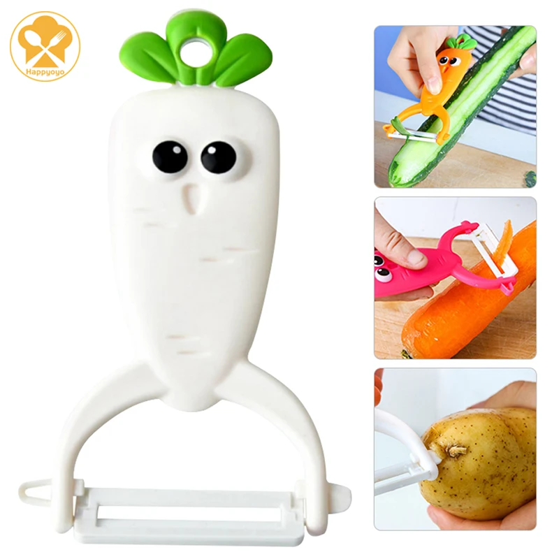 Carrot Shaped Ceramic Blade Peeler Vegetable Potato Fruits Peeler Ultra
