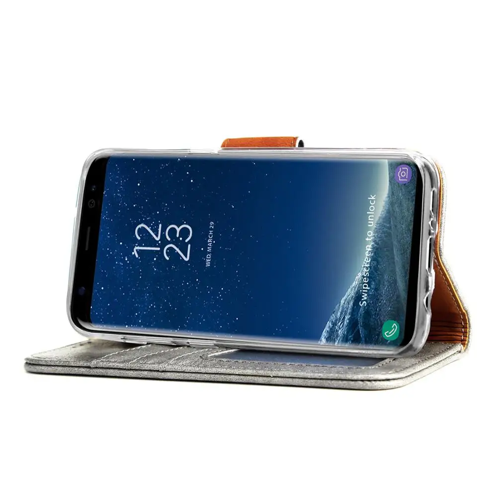 Кожаный бумажник флип-чехол для телефона samsung Galaxy S7 S7 Edge S8 S8 Plus Note 8 чехол флип-чехол для телефона чехол