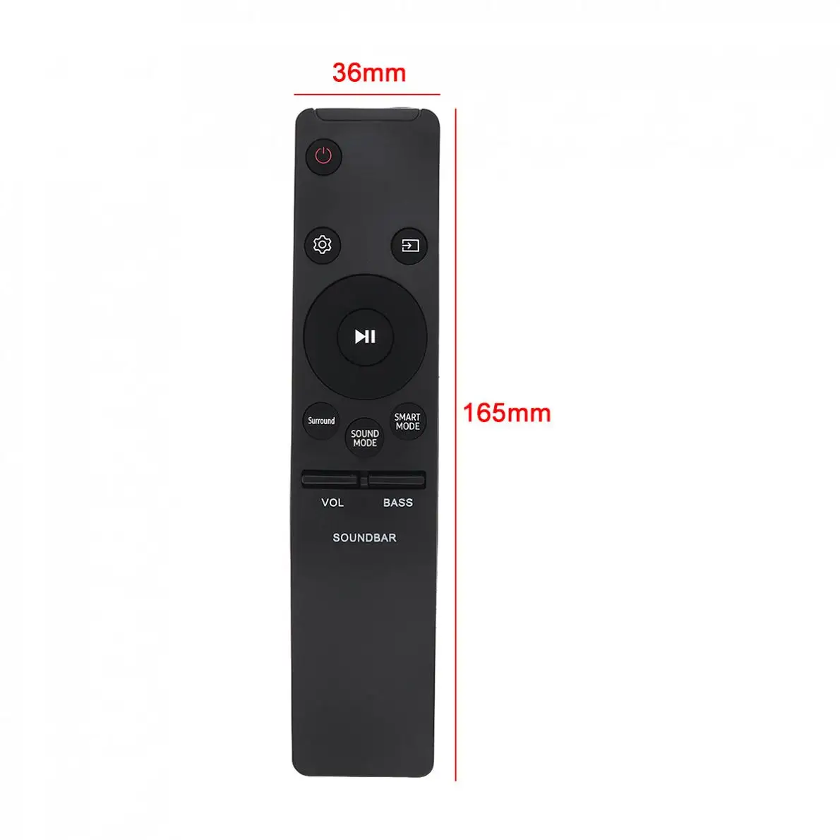 433 MHz IR TV Remote Control with USB and Voice Function Fit for Samsung TV 
