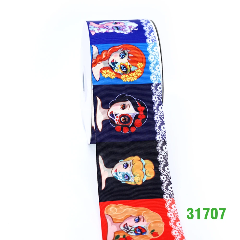 50 ярдов мультфильм напечатанный grosgrain ленты 31680