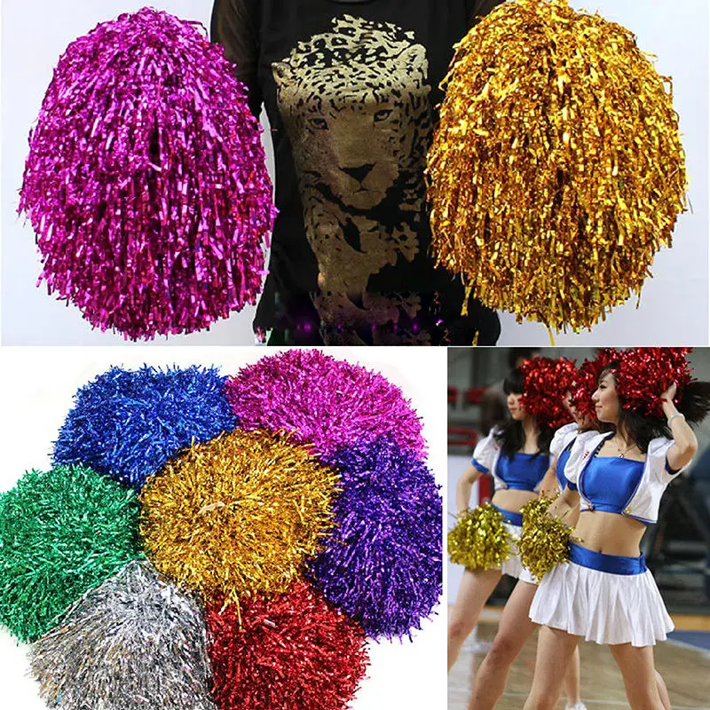 Болельщица цветок гаджет танец ручной 1 пара аксессуары клуб Poms Cheer Pom одежда для клуба вечерние реквизит цветы креативный