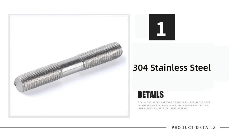 304 Flat hex head self tapping detail 3