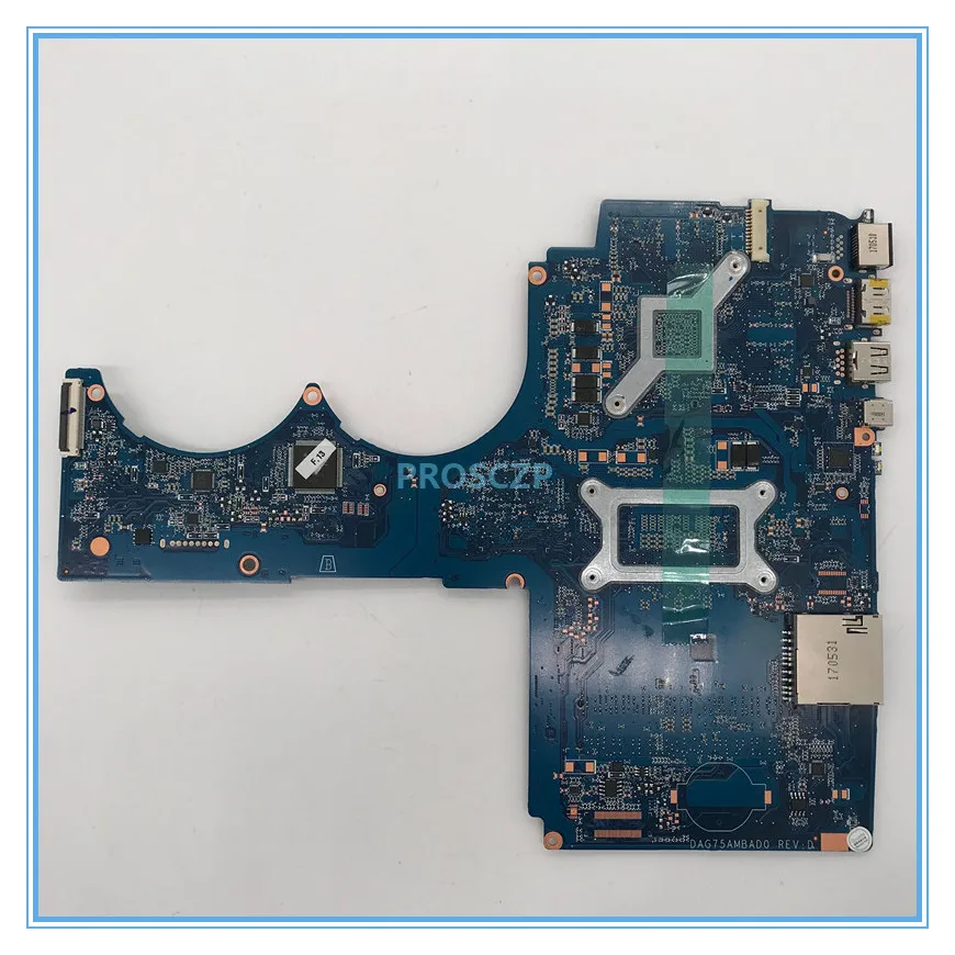 Для HP Pavilion 15-сертификатом от сертификационной 15-CB041NR TPN-Q194 Материнская плата ноутбука 926304-601 DAG75AMBAD0 W/I7-7700HQ Процессор GTX1050 2 ГБ работает хорошо