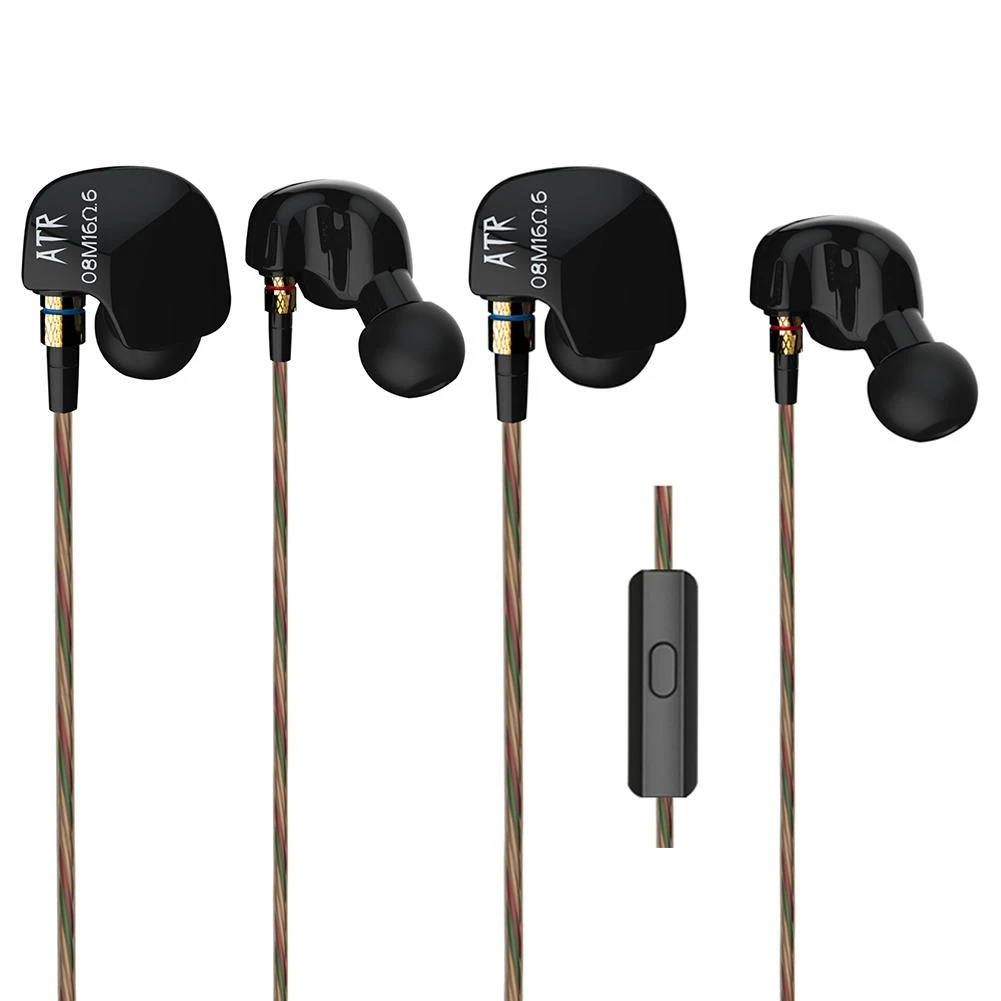 KZ ATR In-Ear Noise Canceling Earbuds HIFI Super Bass Earphone Headset KZ ATR In-Ear Noise Canceling Earbuds HIFI Super Bass Earphone Headset
