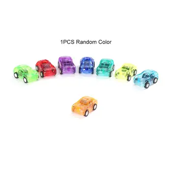 

Children 5X3 Cm Car Toys Mini Pull Back Back Transparent Pull Back Car Toys Independent Packaging Gifts Baby Small Car Toys