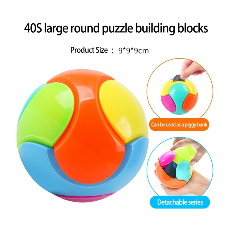 Забавная мультифункциональная Головоломка «сделай сам», детская пластиковая Копилка, Детские соединительные блоки