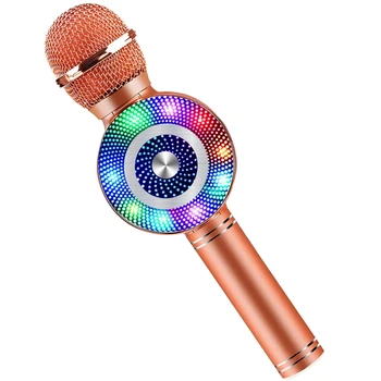 

Portable Wireless Bluetooth Karaoke Microphone Mobile Phone Microphone Karaoke Player for Home KTV Birthday Party