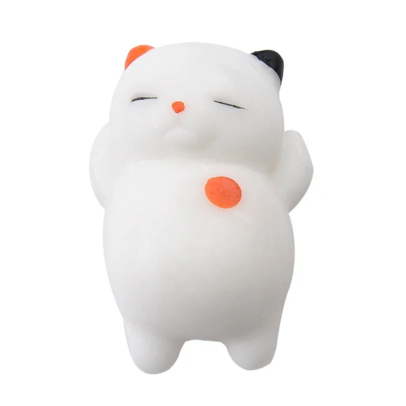 Милые мягкие игрушки Mochi Cat Squeeze Healing Fun Kids Kawaii, игрушка для снятия стресса, Декор, животные, игрушки Noverty, стоп-стресс - Цвет: D