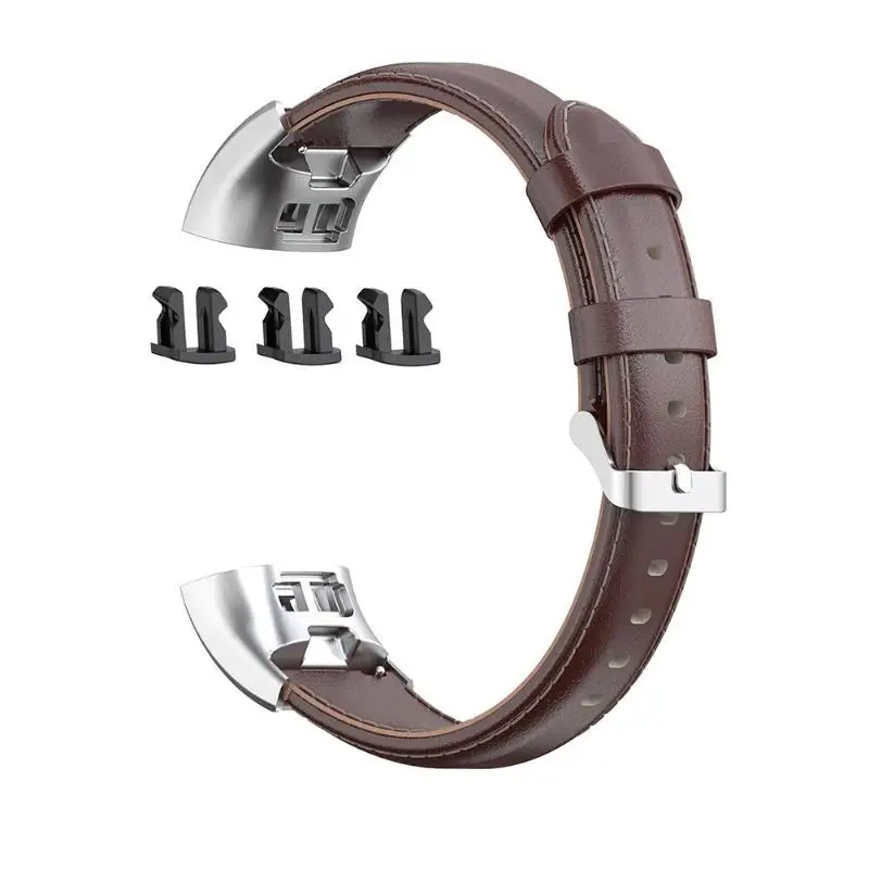 Синтетический кожаный сменный браслет на запястье для huawei Band 3 3 Pro TER-B09 TER-B29 аксессуары - Цвет: Коричневый