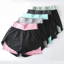 Спортивные шорты для бега для женщины шорты для йоги пуш-бедра сексуальные Средняя Талия тренажерный зал фитнес эластичные быстросохнущие шорты спортивные для бега одежда