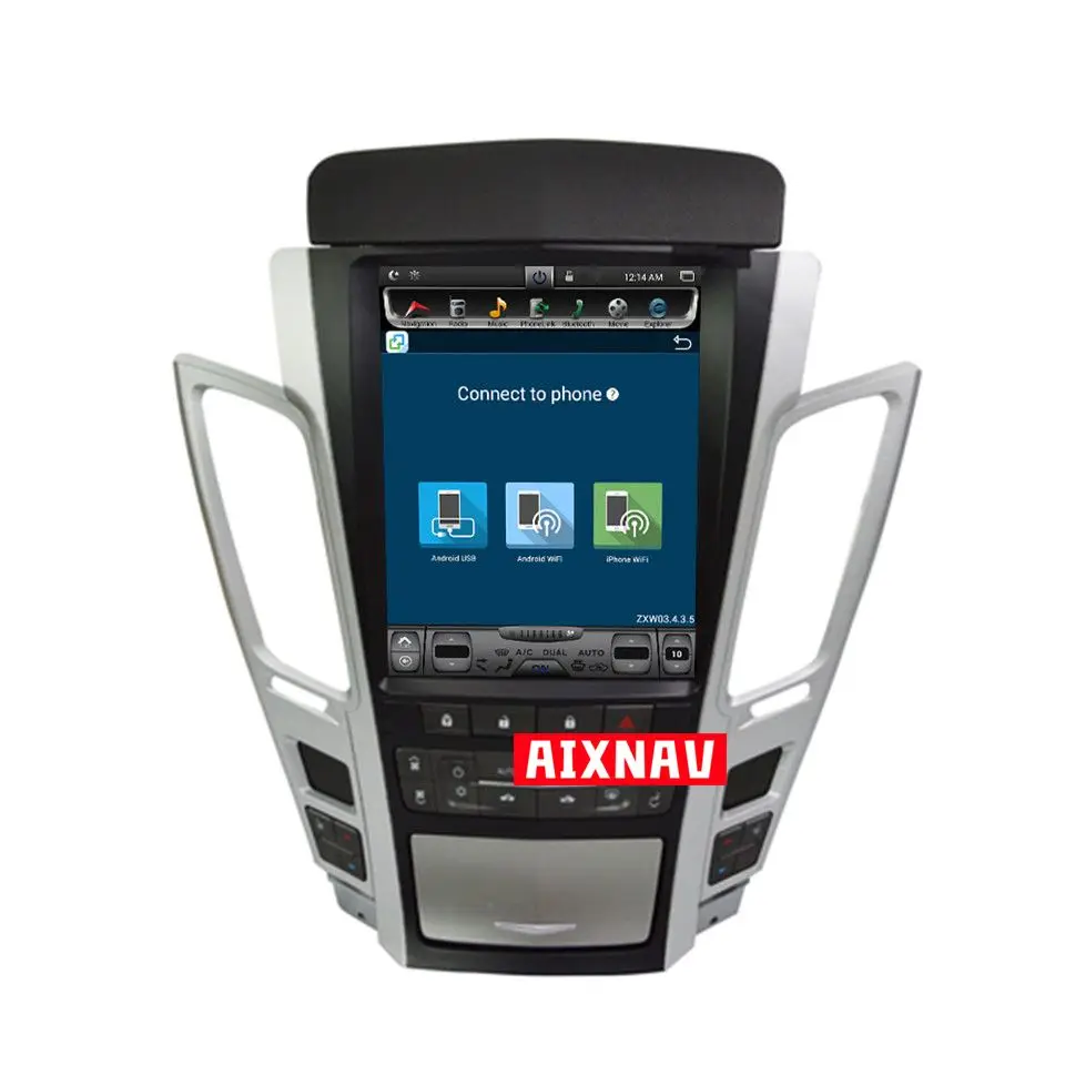 Вертикальный экран Автомобильный мультимедийный плеер головное устройство Туристический навигатор для Cadillac CTS DVD 2 Din Радио Аудио автомобиль gps Авторадио