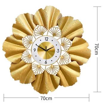 Floral Round Shape Digital Clock 6
