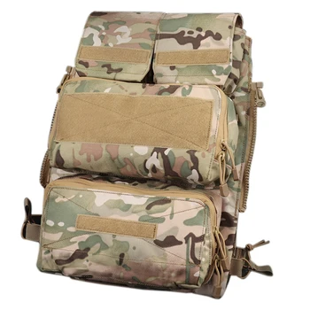 

JPC Tactical Zipper Bag Military Backpack Expand Bag Attached Pack  - CP