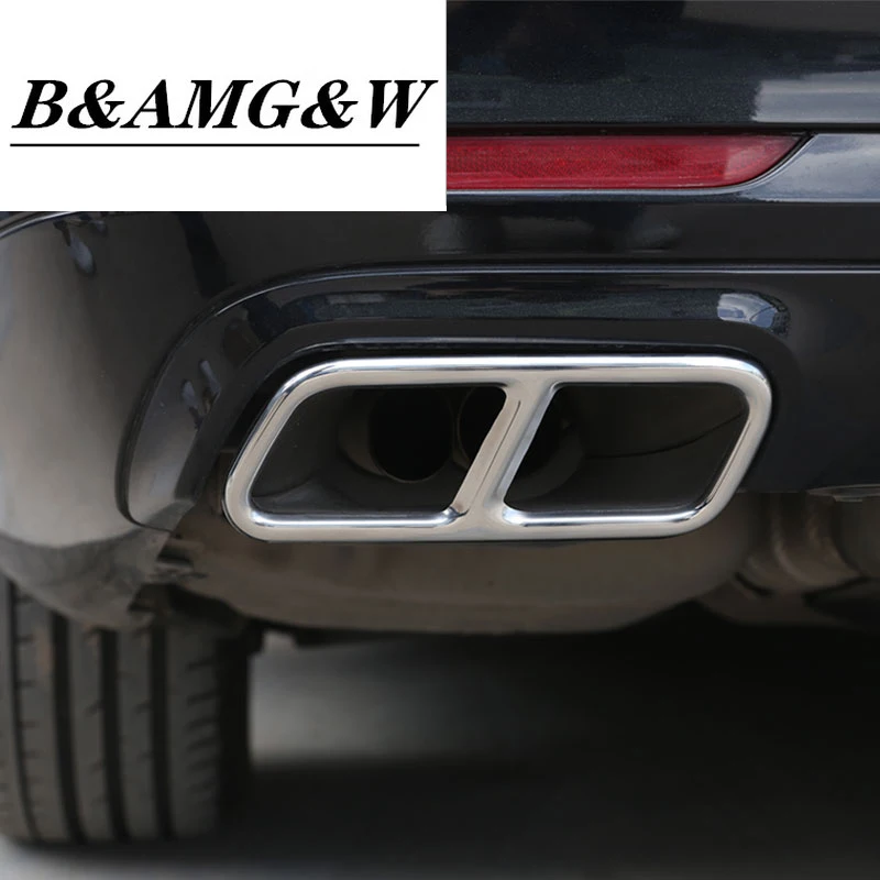 

For Mercedes Benz S Class W222 Coupe R Class W251 10-17 GL Class X166 13-15 AMG Part 304 Steel Exhaust Cover Trim