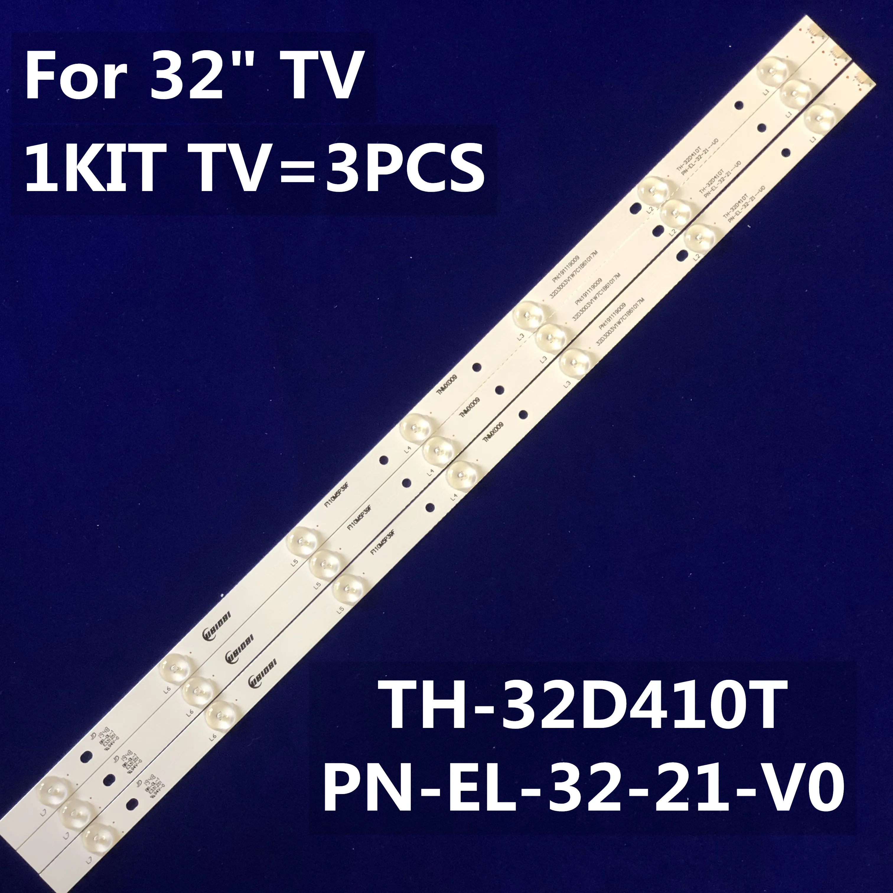LED Backlight strip 7 lamp For PANASONIC LBM320P0701-IU-2(0) F105M5P40F TNMX009 - CODICE A BARRE A4LYYY000087 45 025265 F105 | Лампы и