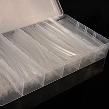 

150Pcs/Boxed Tube Set Wire Cable High Quality Insulated Polyolefin Heat Shrink Tubing Sleeve Kit Transparent Type Heat Shrink