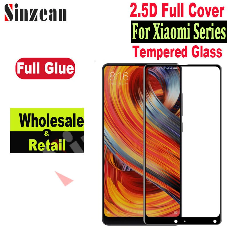 100 шт для Xiaomi A3/POCO F1/F2/CC9E/Redmi 8/Note 8/Redmi 7/7A/Note 7/K20 Pro 2.5D Полный Клей закаленное стекло для защиты экрана