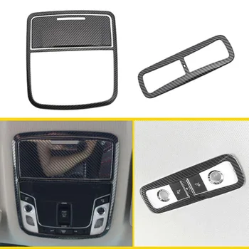 

For Honda Accord 10th 2018-2020 Cover Trim Carbon Fiber Front Rear Reading Light Cover Trim Decor
