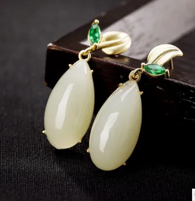 2 пара/лот, модная одежда natura jade, водяные капли, серьги ady's, подарок на рынке,, 65t